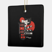 Kinospielerin oder Lover-Geschenk Keramikornament (Links)