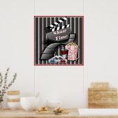 Kinotheater zur Showtime Poster (Küche)