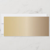 Kinoticket Save-the-Date-Ankündigung (Gold) Save The Date (Rückseite)