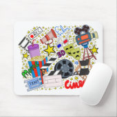 Kinowelt für Cinephiles Mousepad (Mit Mouse)