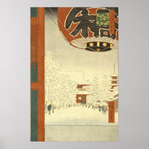 Kinryūzan Tempel, Asakusa Plakat