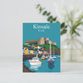 Kinsale Cork Ireland Irish Coastal Village Postkarte (Stehend Vorderseite)