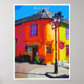 Kinsale Cork Ireland Retro Style Poster (Vorne)
