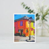 Kinsale Cork Ireland Retro Style Postkarte (Stehend Vorderseite)