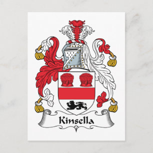 Kinsella Familienwappen Postkarte