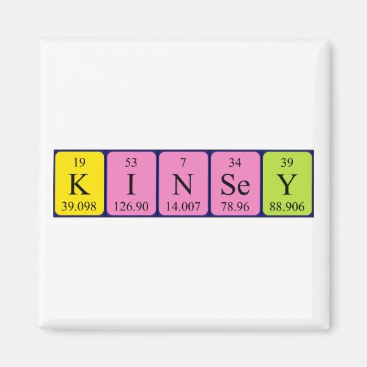 Kinsey-Magnet Magnet (Vorne)