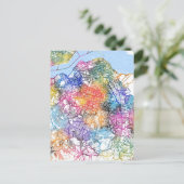 Kinshasa DR Kongo City Map Postkarte (Stehend Vorderseite)