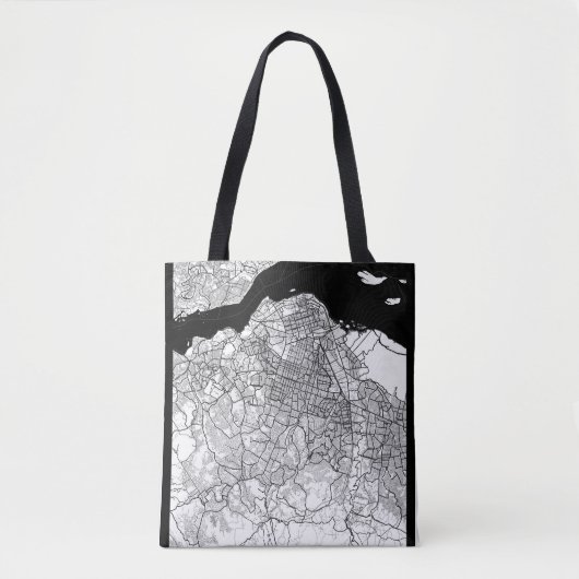Kinshasa DR Kongo Karte Tasche (Vorderseite)