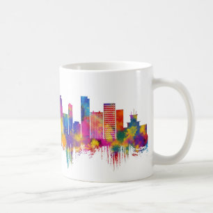 Kinshasa DR Kongo Skyline Kaffeetasse
