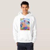 Kinshasa DR Kongo Stadtplan Hoodie (Vorne ganz)