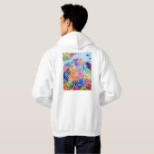 Kinshasa DR Kongo Stadtplan Hoodie (Schwarz voll)