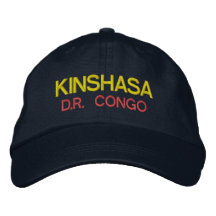 Kinshasa - Kongo Emboidred Hat