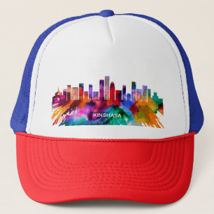 Kinshasa Skyline Truckerkappe