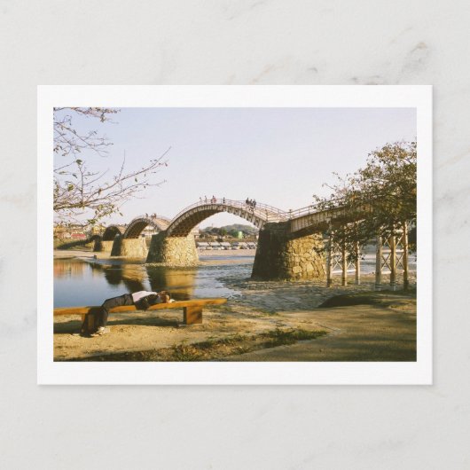 Kintai Bridge, Iwakuni: Japan Postkarte (Vorderseite)