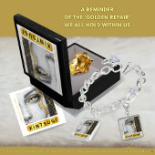 KINTSUGI-Aufkleber Quadratischer Aufkleber