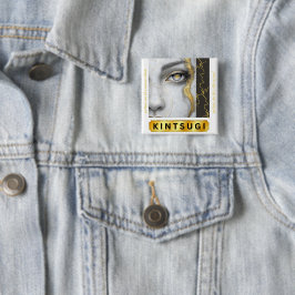 Kintsugi Button von Poet Adiela Akoo