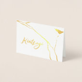 Kintsugi Gold Folienkarte (Vorderseite)