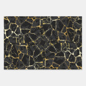 Kintsugi Goldader Geschenkpapier Set (Vorderseite 2)