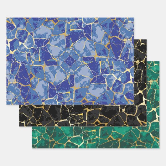 Kintsugi Goldader Geschenkpapier Set (Set)