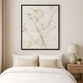 Kintsugi Herz der Liebe Poster