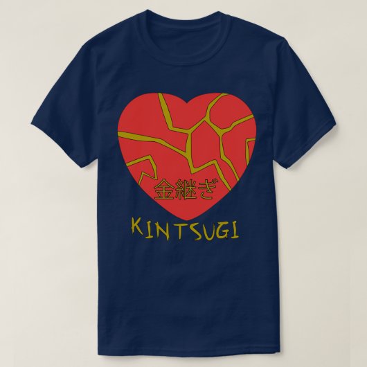 Kintsugi Kintsukuroi Heart 1 T-Shirt (Design vorne)