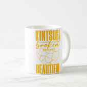 Kintsugi  Kintsukuroi Imperfect Japanese Art Potte Kaffeetasse (VorderseiteRechts)