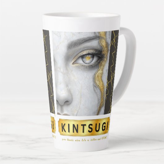 KINTSUGI Latte Tasse (Rechte Ecke)