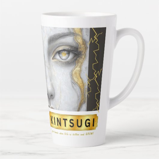 KINTSUGI Latte Tasse (Rechts)