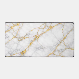 Kintsugi Marble Gold Fracture Luxury Desk Mat Schreibtischunterlage