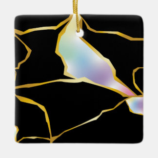 Kintsugi mit Multicolor Jewel Tone Keramikornament