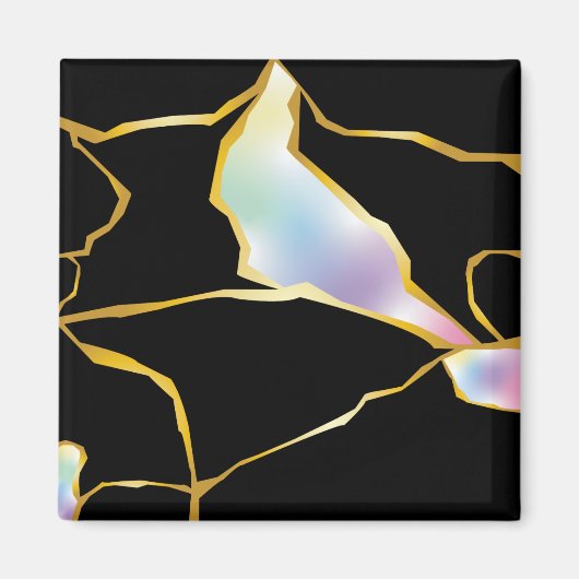 Kintsugi mit Multicolor Jewel Tone Magnet (Vorne)