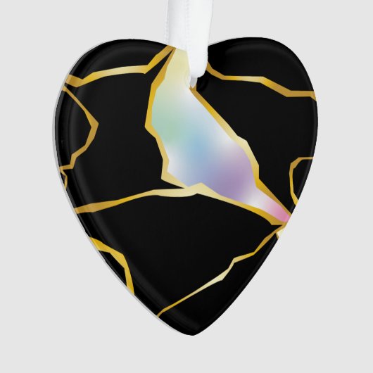 Kintsugi mit Multicolor Jewel Tone Ornament (Vorderseite)