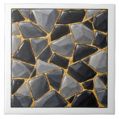 Kintsugi Nacht Fliese (Vorderseite)
