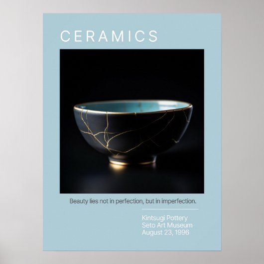 Kintsugi Pottery Poster Series | Blass (Vorne)