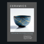 Kintsugi Pottery Poster Series | Grau<br><div class="desc">Kintsugi Töpferei ist eine antike japanische Kunst,  zerbrochene Keramiken mit Gold zu reparieren. Diese Kintsugi Töpferposter-Serie feiert Unvollkommenheit und hebt elegante,  goldgesäumte Risse hervor,  die die Schönheit in den gebrochenen symbolisieren. Mit inspirierend Zitaten dienen die Plakate als tägliche Erinnerung der Reparaturkraft und des Powers der Transformation.</div>