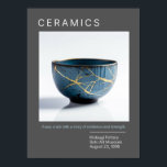 Kintsugi Pottery Poster Series | Grau<br><div class="desc">Kintsugi Töpferei ist eine antike japanische Kunst, zerbrochene Keramiken mit Gold zu reparieren. Diese Kintsugi Töpferposter-Serie feiert Unvollkommenheit und hebt elegante, goldgesäumte Risse hervor, die die Schönheit in den gebrochenen symbolisieren. Mit inspirierend Zitaten dienen die Plakate als tägliche Erinnerung der Reparaturkraft und des Powers der Transformation.</div>