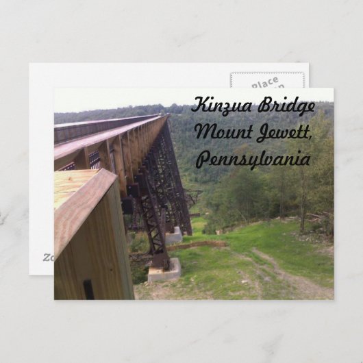 Kinzua Bridge Postcard Postkarte (Vorne/Hinten)