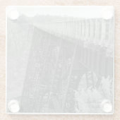 Kinzua Bridge Skywalk Glasuntersetzer (Rückseite)