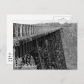 Kinzua Bridge Skywalk Postkarte (Vorne/Hinten)