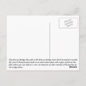 Kinzua Bridge Skywalk Postkarte (Rückseite)