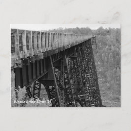 Kinzua Bridge Skywalk Postkarte
