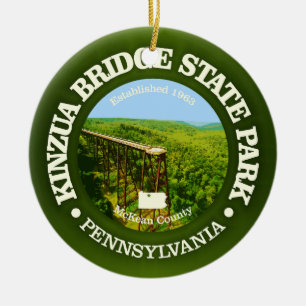 Kinzua Bridge SP Keramik Ornament