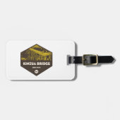 Kinzua Bridge Staat Park Pennsylvania Gepäckanhänger (Vorderseite horizontal)