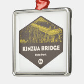 Kinzua Bridge Staat Park Pennsylvania Ornament Aus Metall (Links)