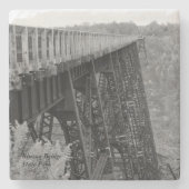Kinzua-Brücke Steinuntersetzer (Vorderseite)