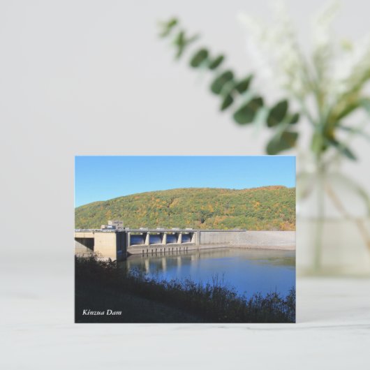 Kinzua Dam Postkarte (Stehend Vorderseite)
