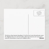 Kinzua Dam Postkarte (Rückseite)