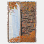 Kinzua Eisenbahnbrücke Skywalk Fallfarbe Farbe Decke (Vorderseite Vertikal)