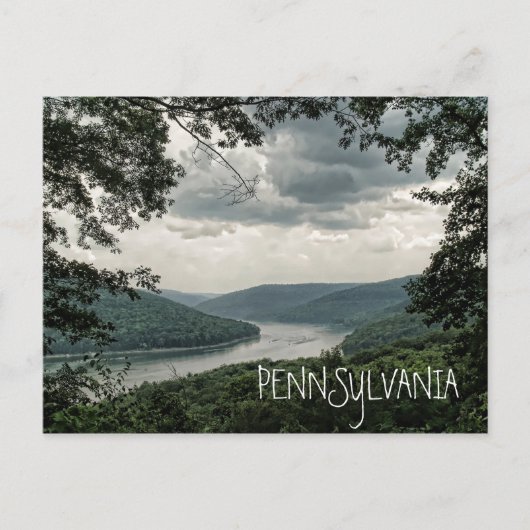 Kinzua-Stausee in PENNSYLVANIA Postkarte (Vorderseite)