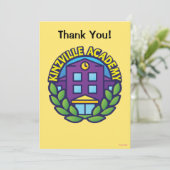 Kinzville Hochschullogo Dankeskarte (Stehend Vorderseite)